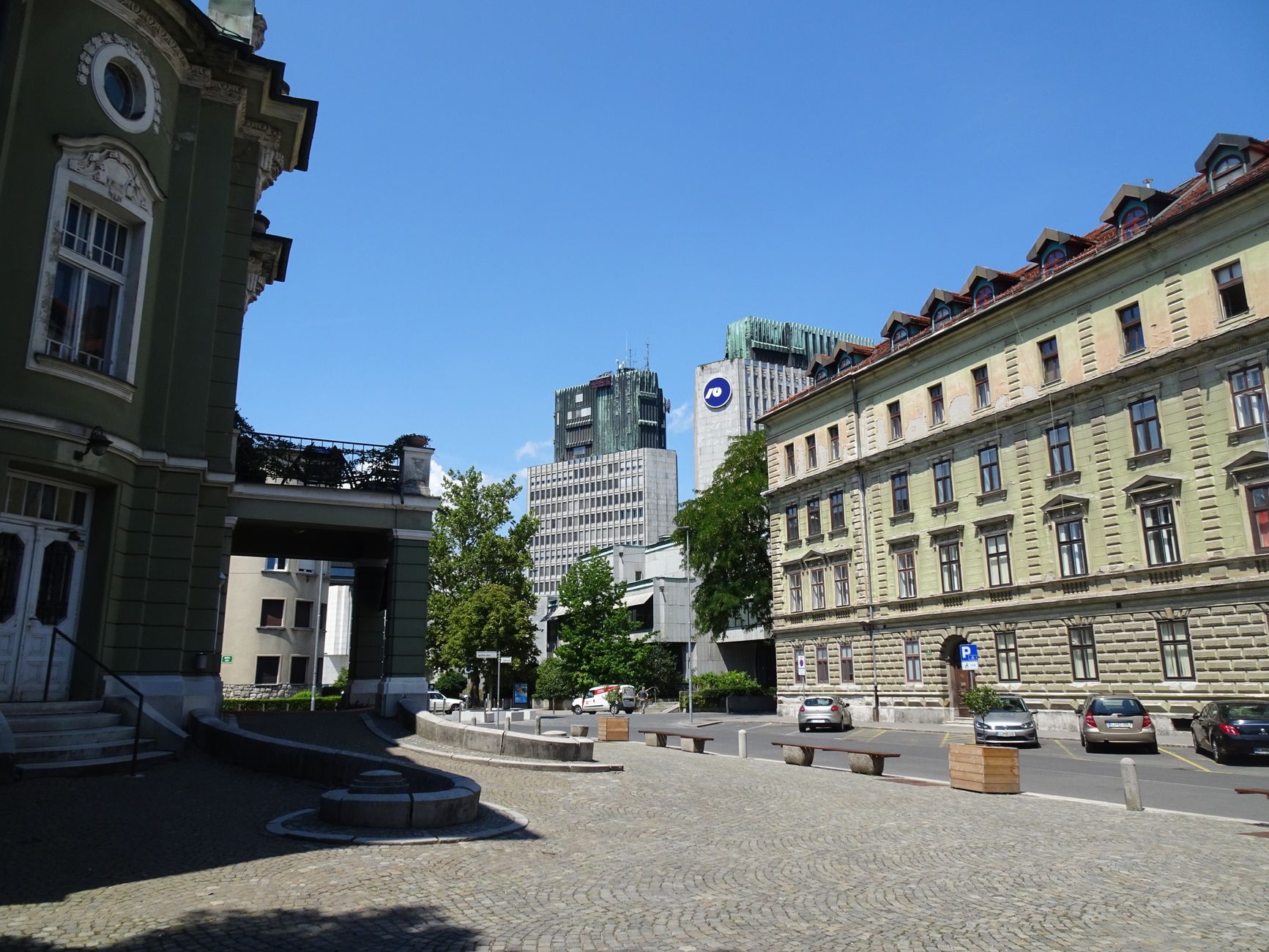 Ljubljana center, lokacija studia Pakoreva